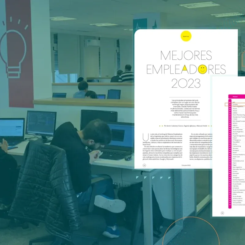 Epidata entre las 3 mejor posicionadas de la industria de software, según el ranking de “Mejores Empleadores 2023” de la Revista Apertura